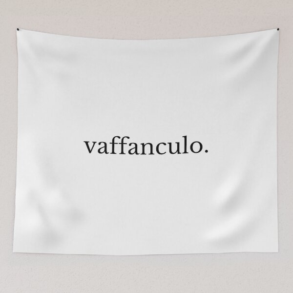 Item preview, VAFFANCULO Italian Sayings, Quotes, Expressions - Simple Black Writing designed and sold by sweary12.