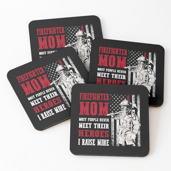Item preview, Firefighter Mom Proud Mama Of Fireman Firefighting Heroes Mothers Day  designed and sold by MichalwSatterf.