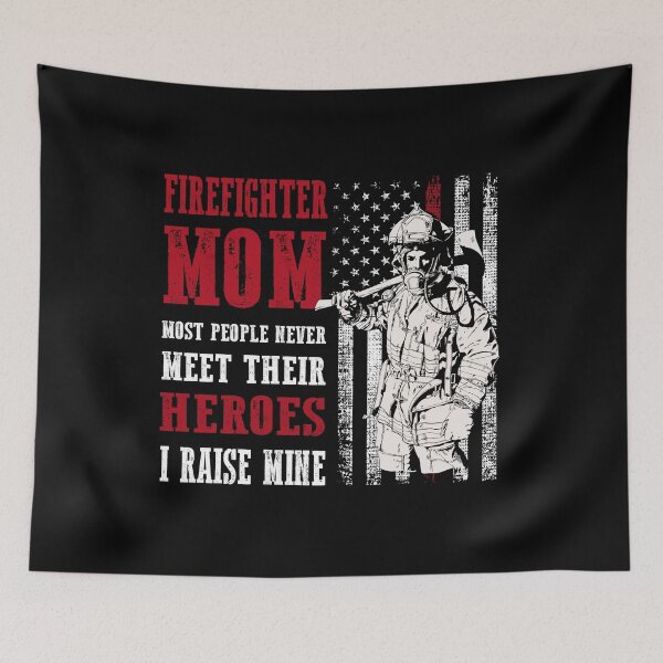 Item preview, Firefighter Mom Proud Mama Of Fireman Firefighting Heroes Mothers Day  designed and sold by MichalwSatterf.