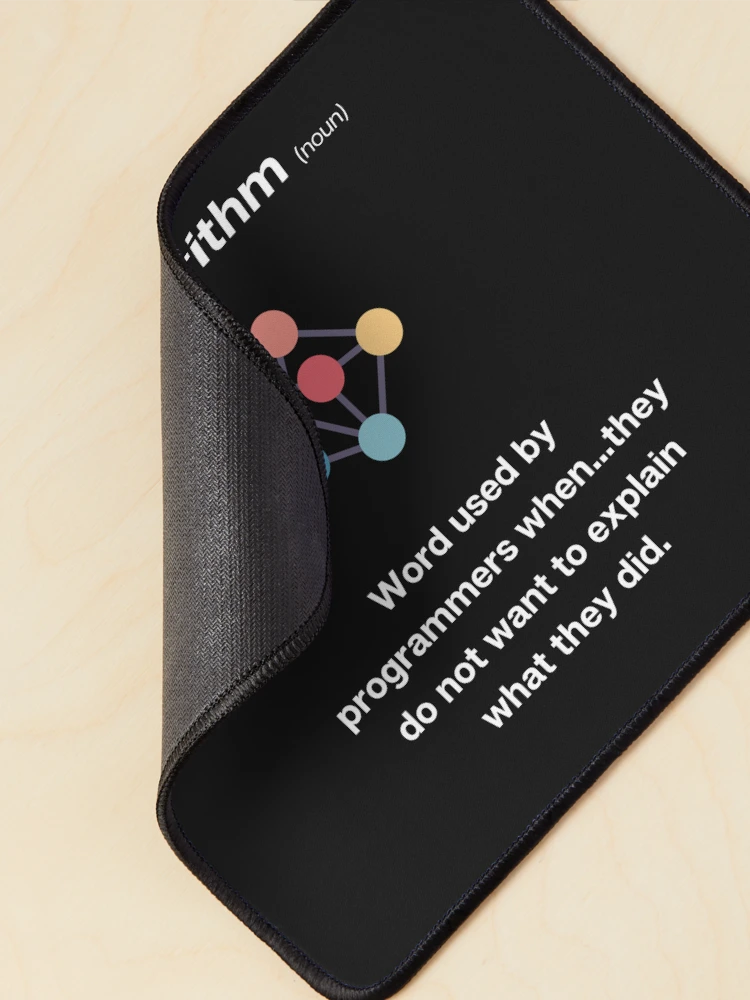 Thumbnail 2 of 5, Mouse Pad, Algorithm Programming design designed and sold by t1n3333.