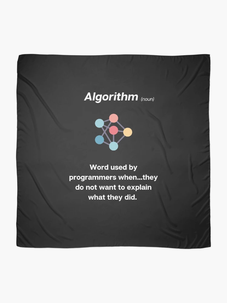 Thumbnail 2 of 3, Scarf, Algorithm Programming design designed and sold by t1n3333.
