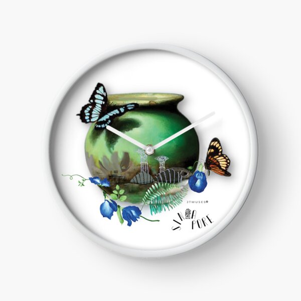 Singapore-Butterfly Habitats and Gardens Clock
