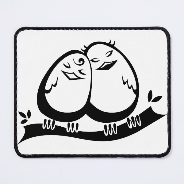 Item preview, Snuggling Love Birds designed and sold by samwash.