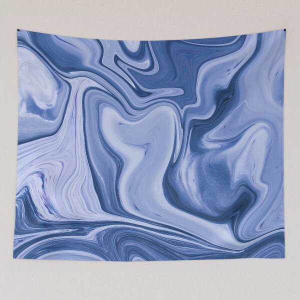 Item preview, Blue Liquid Marble Abstract Pattern,liquid granite,liquid quartz, designed and sold by Tamas Das.