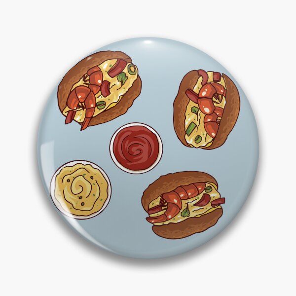 Item preview, Acarajé - Black Eye Peas and Shrimp Fritters designed and sold by Alicia Chee.