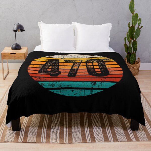 Item preview, Distressed Vintage Sunset 470 Area Code designed and sold by Gold Wings Tees.
