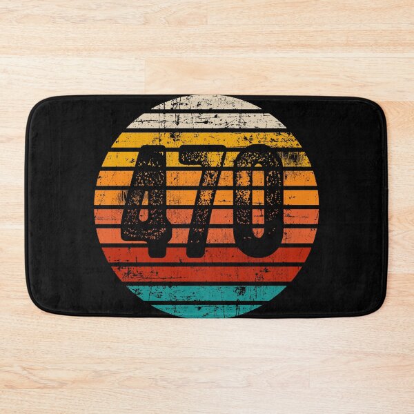 Item preview, Distressed Vintage Sunset 470 Area Code designed and sold by Gold Wings Tees.