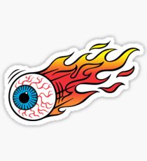 Pegatina Flaming Eyeball