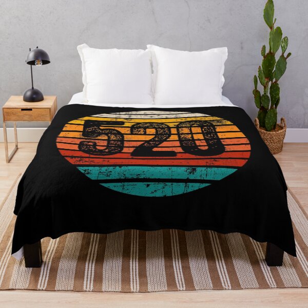 Item preview, Distressed Vintage Sunset 520 Area Code designed and sold by Gold Wings Tees.