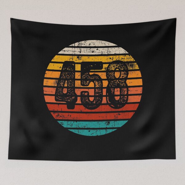 Item preview, Distressed Vintage Sunset 458 Area Code designed and sold by Gold Wings Tees.