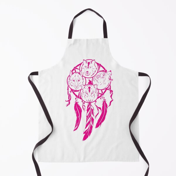 Item preview, Four Wolves Dream Catcher Pink designed and sold by Barnissim.