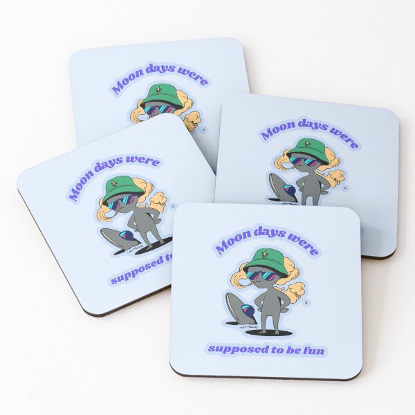 Item preview, Moon Fun Day  A Sticker for the Optimist designed and sold by majnate.