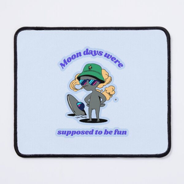 Item preview, Moon Fun Day A Sticker for the Optimist designed and sold by majnate.