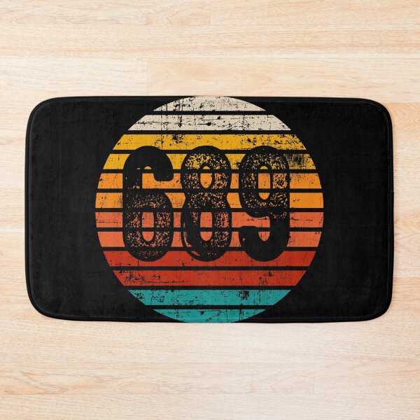 Item preview, Distressed Vintage Sunset 689 Area Code designed and sold by Gold Wings Tees.