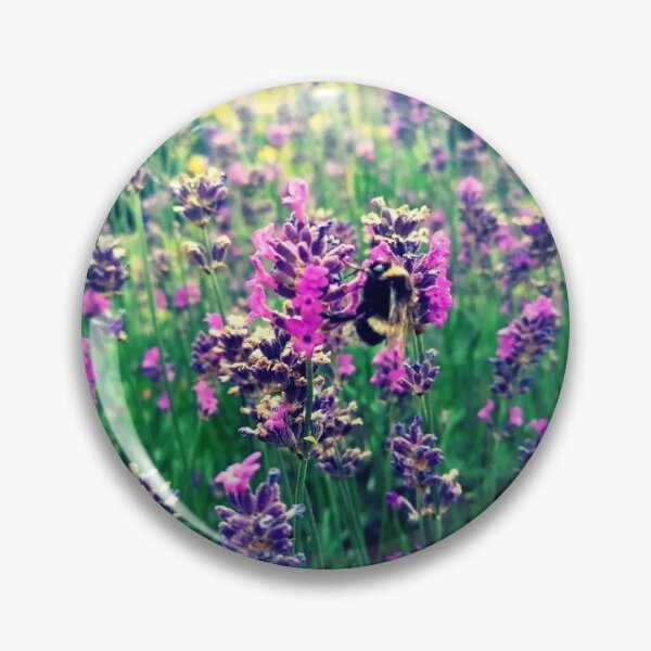 Item preview, Bees on lavender designed and sold by Tessabel.