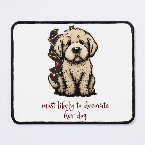 Item preview, most likely to decorate her dog designed and sold by printiesart.