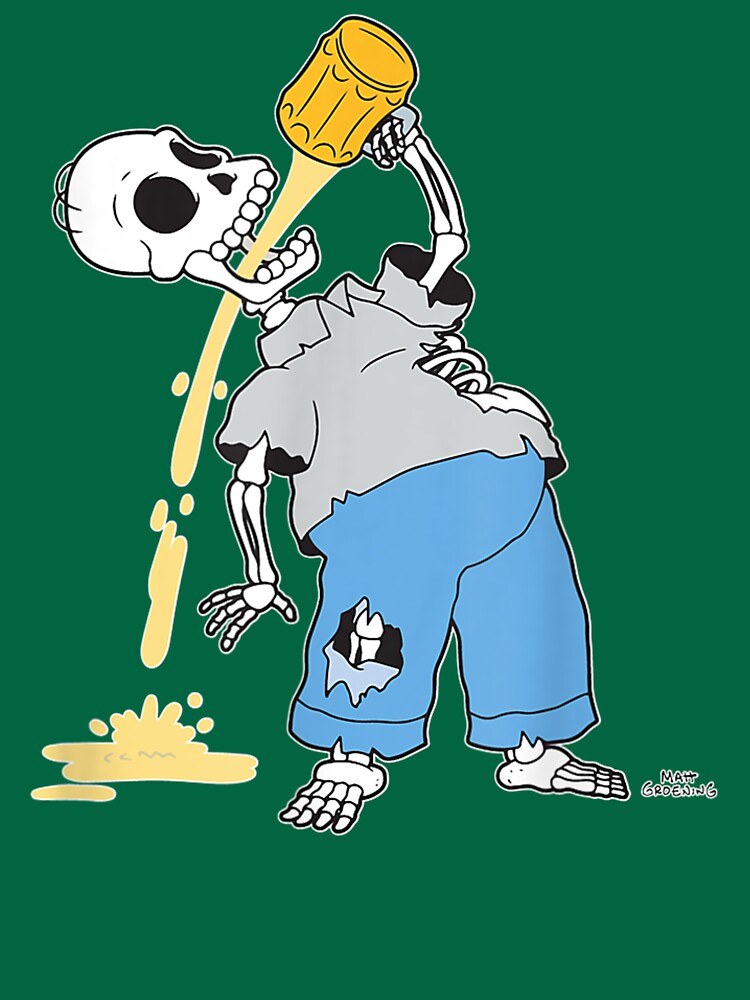 The Simps.ons Skeleton Beer Treehouse Of Horror T-Shirt sold by ...