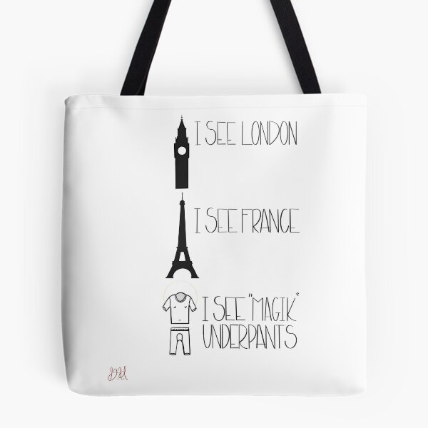 Item preview, I see London, I see France, I see "Magik" underpants, design by Gwen Haroldsen designed and sold by Exmo Merch.