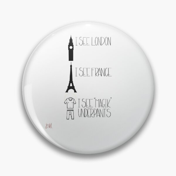 Item preview, I see London, I see France, I see "Magik" underpants, design by Gwen Haroldsen designed and sold by Exmo Merch.