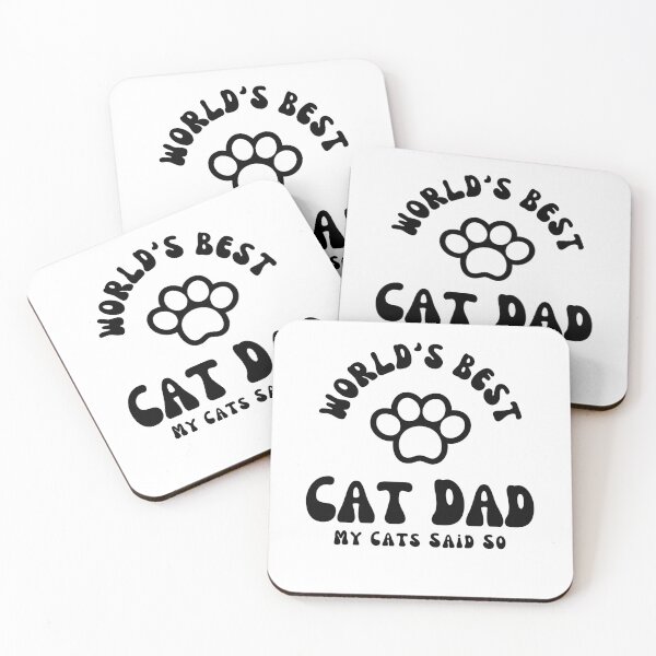 Item preview, World's Best Cat Dad, My Cats Said So designed and sold by Nicet-shirt1.