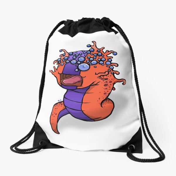 Creature From The Moon Drawstring Bag