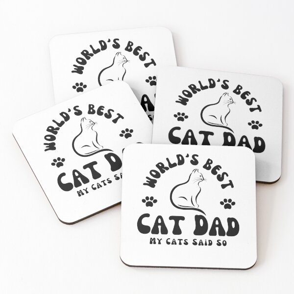 Item preview, World's Best Cat Dad, My Cats Said So designed and sold by Nicet-shirt1.
