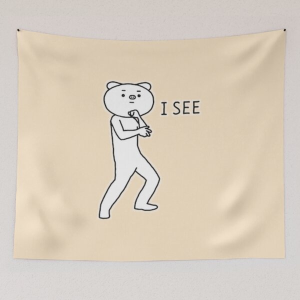 Item preview, Betakkuma Bear I See Meme designed and sold by fatherfarm.