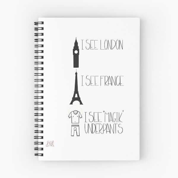 Item preview, I see London, I see France, I see "Magik" underpants, design by Gwen Haroldsen designed and sold by Exmo Merch.