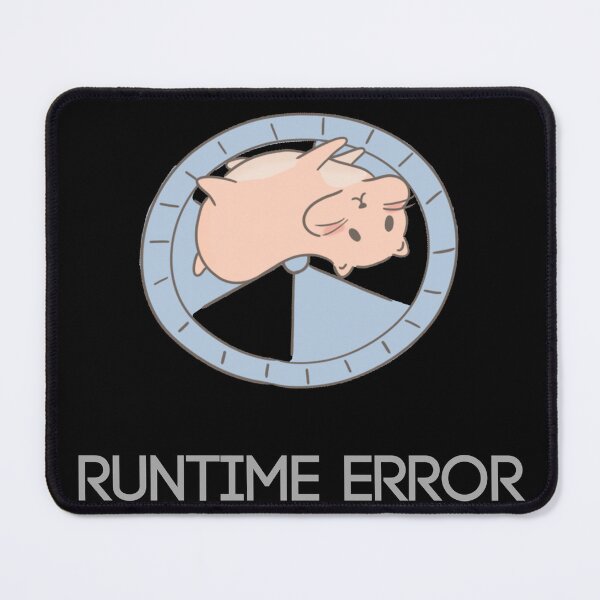 Item preview, Runtime error coding cute hamster wheel design designed and sold by t1n3333.