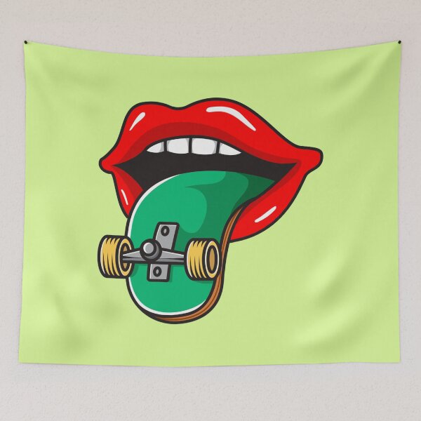 Item preview, Cool Skater Skateboarder Tongue designed and sold by fatherfarm.