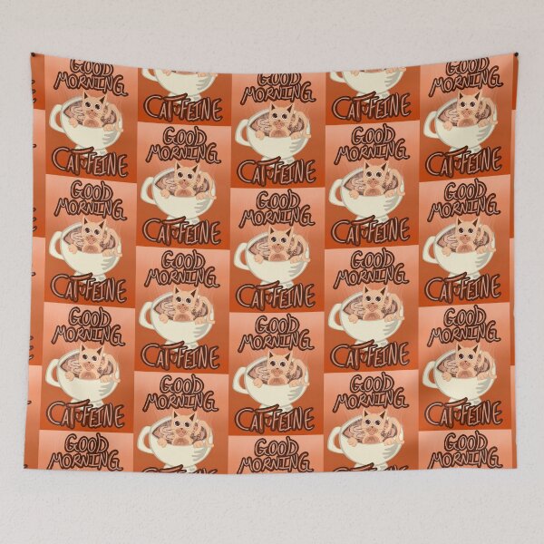Item preview, Good Morning Cat•Feine V35 (Steamy Coffee) designed and sold by IgorAndMore.