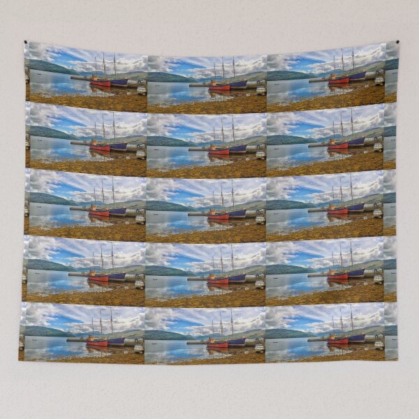 Item preview, Inveraray, Scotland. Vital Spark, Scottish landscape art designed and sold by BarbaraGlebska.