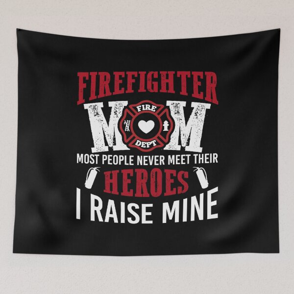 Item preview, Proud Firefighter Mom Of Fireman Firefighting Heroes Mothers Day  designed and sold by MichalwSatterf.