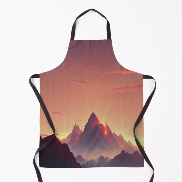 Item preview, A Men Chilling - Mountain Range at Sunset Landscape designed and sold by Trendy-Now.