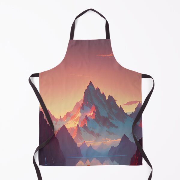 Item preview, Beautiful Mountain Range at Sunset Landscape designed and sold by Trendy-Now.