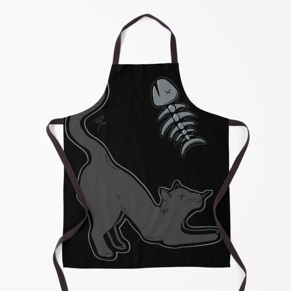 Item preview, Gray Kitty & Skeletal Fishy designed and sold by devinto.