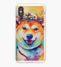 Happy Shiba iPhone Case