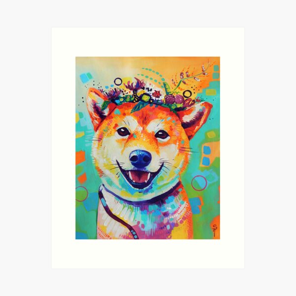 Colorful Welsh Corgi Dog Art - Sharon Cummings Jigsaw Puzzle