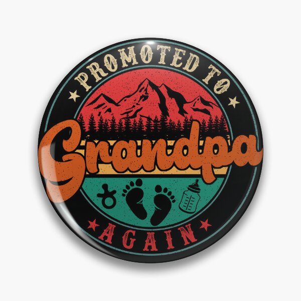 Item preview, Funny Dad Promoted to Grandpa Again Baby Announcement For Papa designed and sold by MortiStolten.