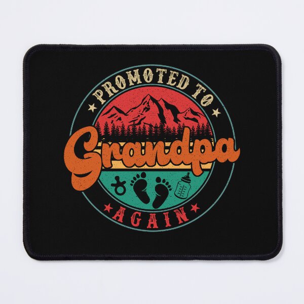 Item preview, Funny Dad Promoted to Grandpa Again Baby Announcement For Papa designed and sold by MortiStolten.