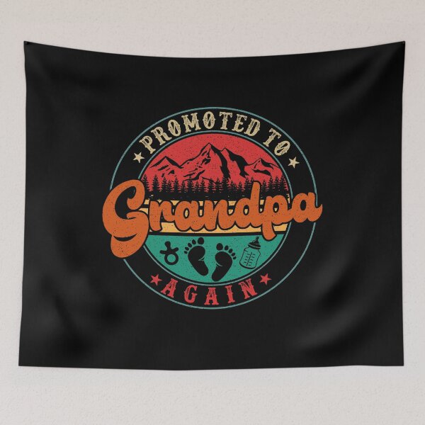 Item preview, Funny Dad Promoted to Grandpa Again Baby Announcement For Papa designed and sold by MortiStolten.