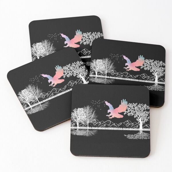 Item preview, Colorful Eagle Cute American Eagle Design With Trees And Nature Cute Eagle Bird Lovers designed and sold by Thecitiesstore.