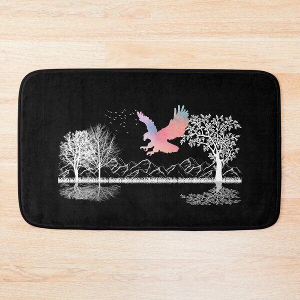 Item preview, Colorful Eagle Cute American Eagle Design With Trees And Nature Cute Eagle Bird Lovers designed and sold by Thecitiesstore.