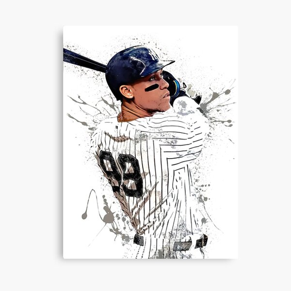 Aaron Judge New York Yankees 30 x 40 Stretched Original Canvas Art - Hand  Painted by Artist Cortney Wall - Limited Edition 1 of 1