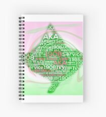 Aka ivy leaf Spiral Notebook