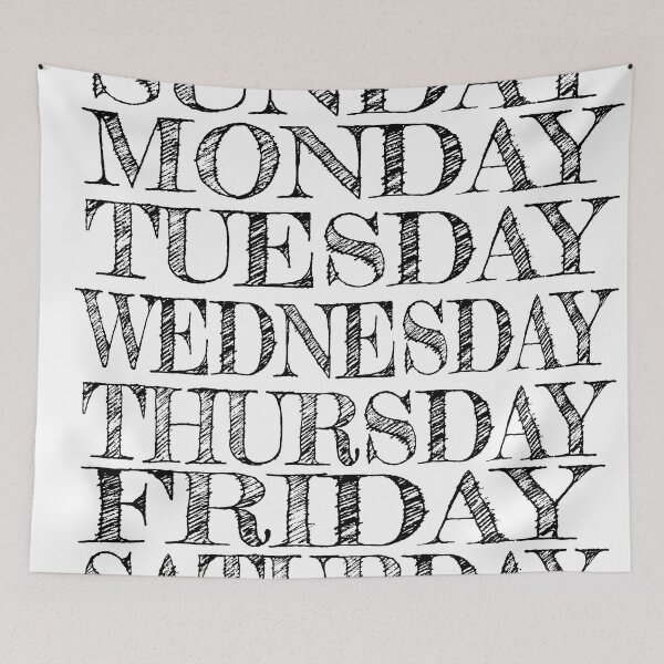 Item preview, Week Days designed and sold by bloodberi.