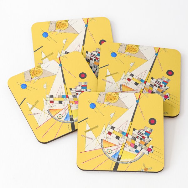Item preview, Yellow: Delicate Tension by Kandinsky designed and sold by Go Logo Designs.