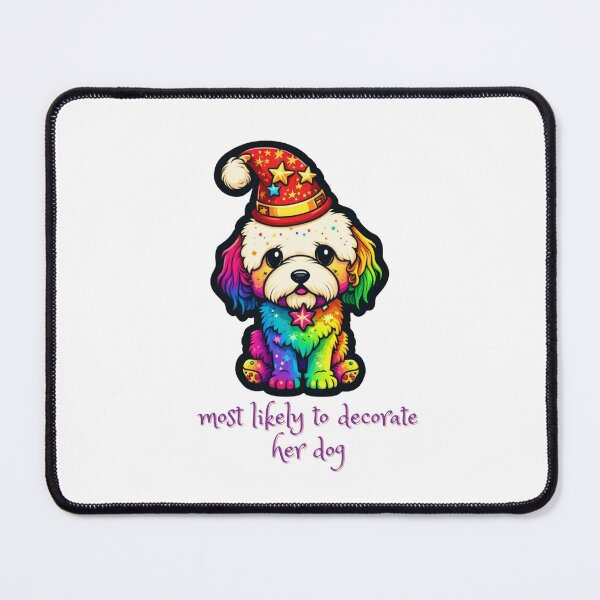 Item preview, most likely to decorate her dog designed and sold by printiesart.
