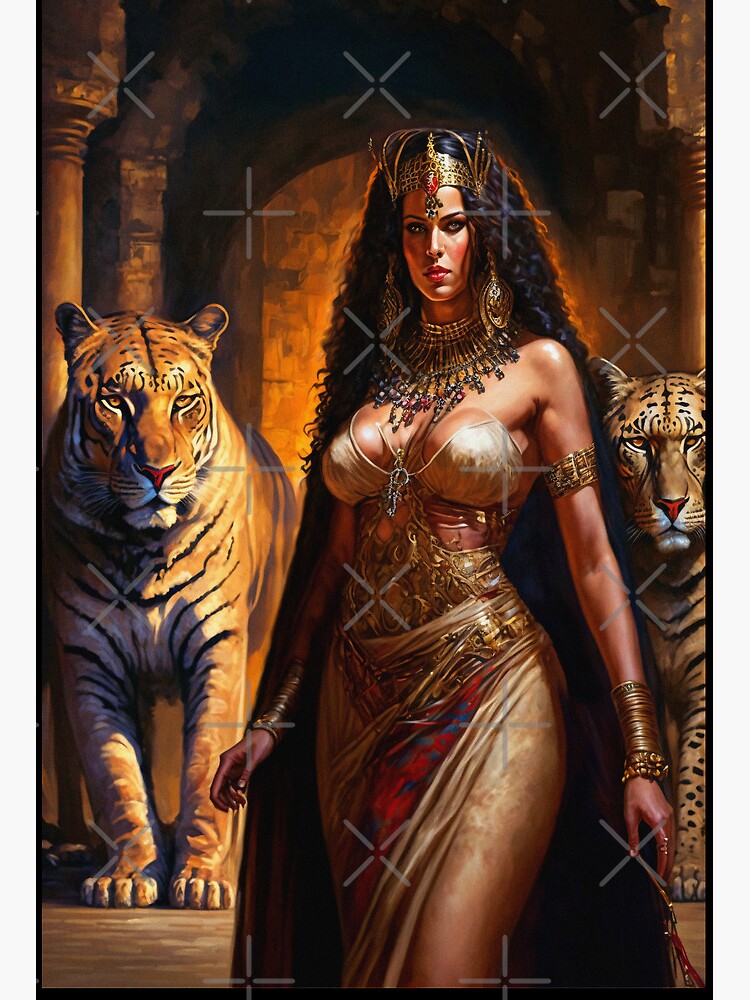 QUEEN CLEOPATRA AND PTOLEMY XIV | Art Board Print