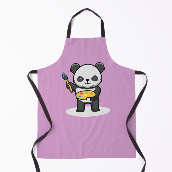 Item preview, Cute Artist Panda Smiling designed and sold by cubbone.